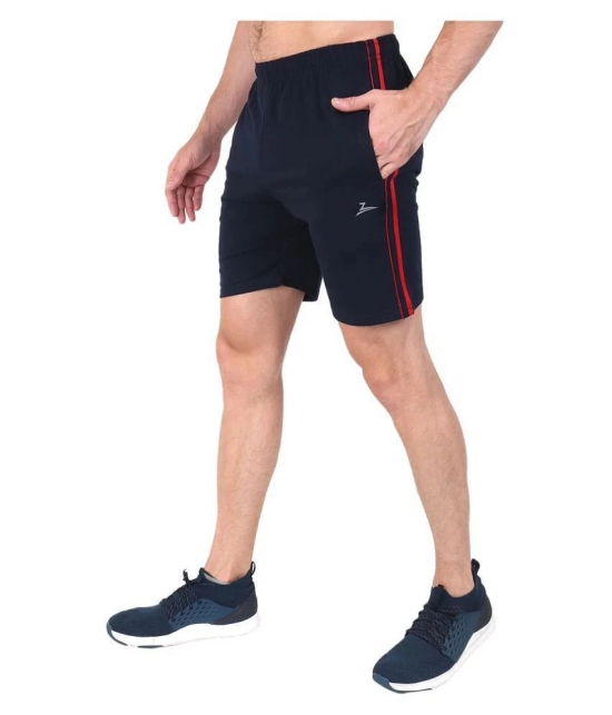 Zeffit Navy Shorts Single - None