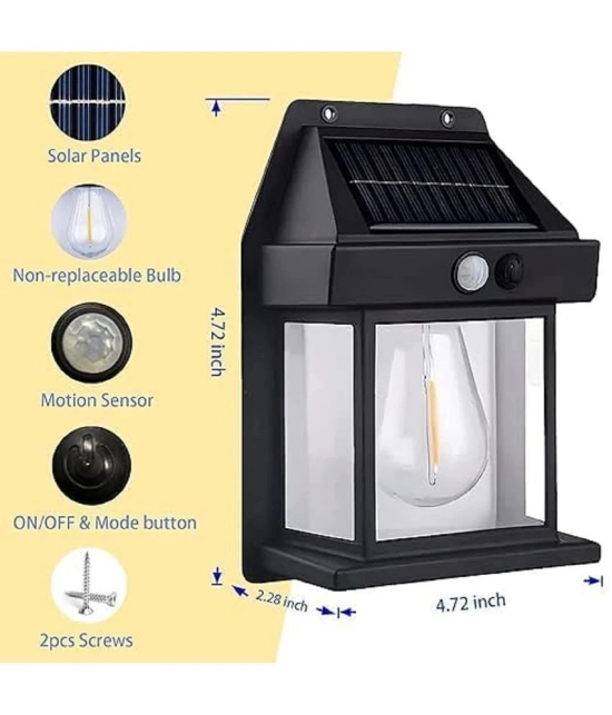 SHBL 4.5W Solar Outdoor Wall Light ( Pack of 1 )