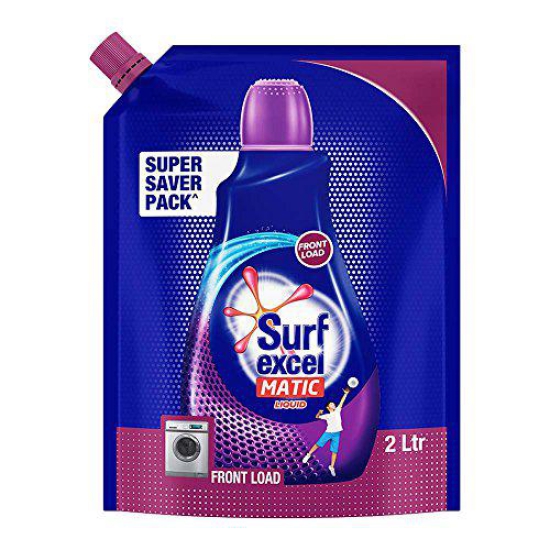 Surf Excel Front Load Matic Liquid Detergent Pouch  2 L