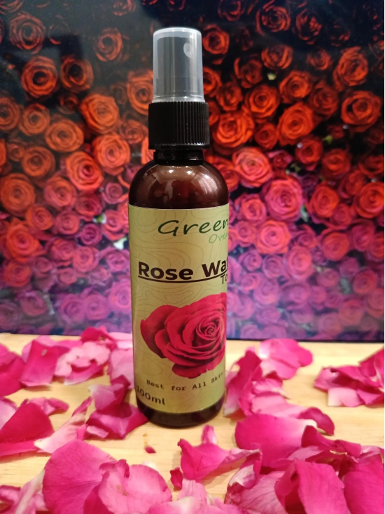 Rose water toner