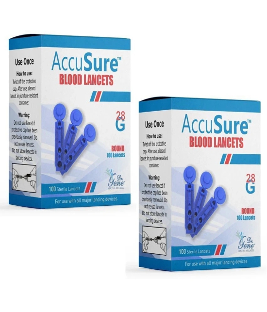 AccuSure Round Lancets(Blue)(200)