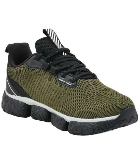 Impakto - Olive Mens Sports Running Shoes - None