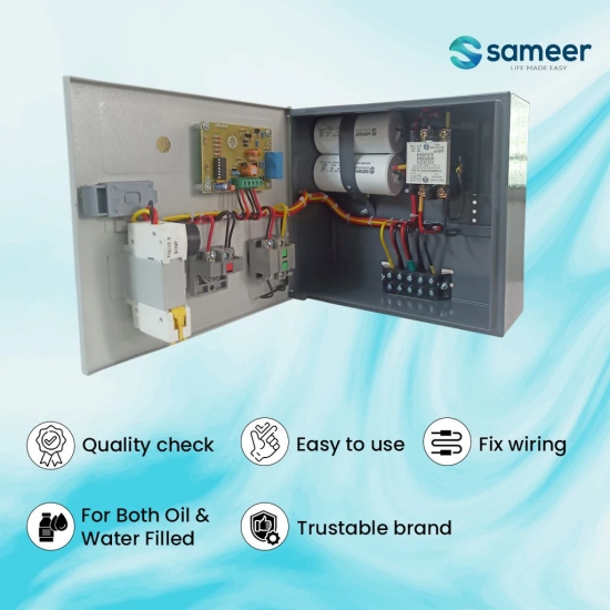 Sameer 1 HP Single Phase Digital Submersible Panel Water Pump Starter