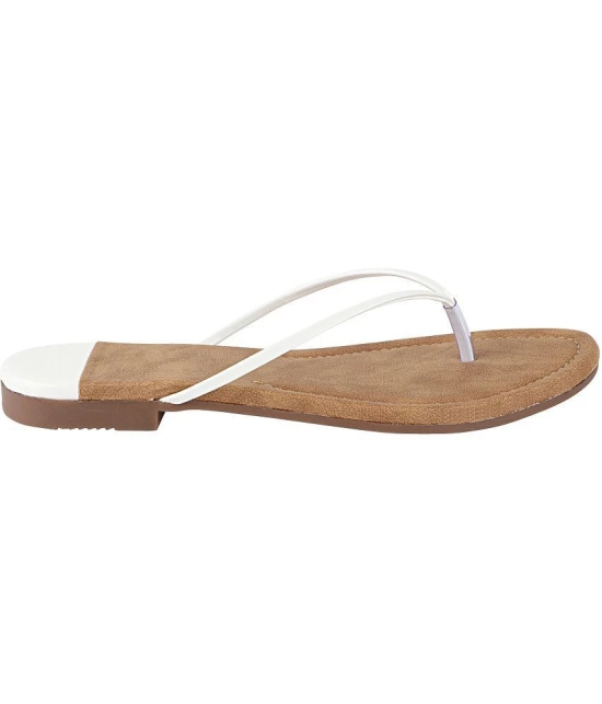 Shoetopia - White Womens Flats - None