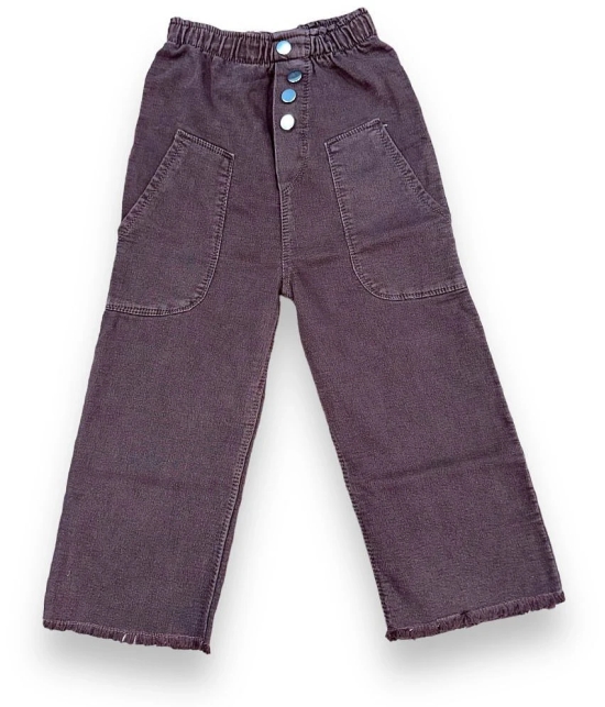 ICONIC ME Kids Girls Loose Fit Wide Leg Denim Jeans - None