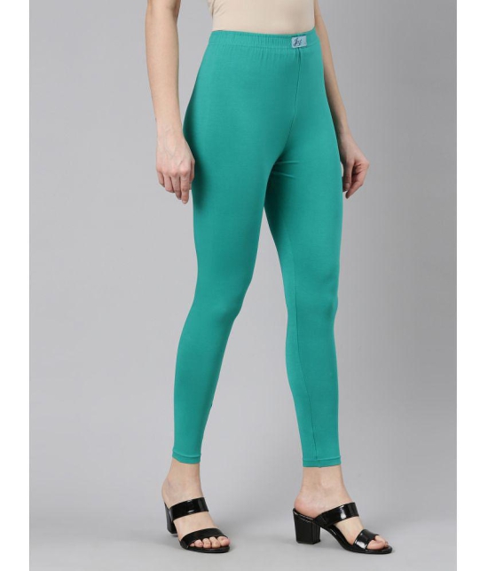 Jcss - Mint Green Lycra Women's Leggings ( Pack of 1 ) - None