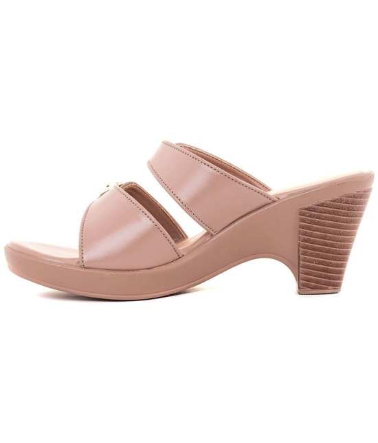 KHADIM - Pink Womens Slip On Heels - None