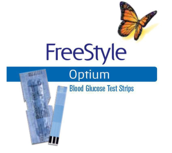 Abbott FreeStyle Optium H Glucometer Strip 100T 80114-78 Expiry March 2024