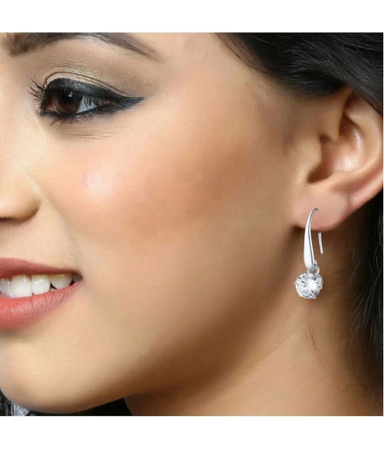 VIVASTRI Silver Tassel Earrings ( Pack of 1 ) - Silver