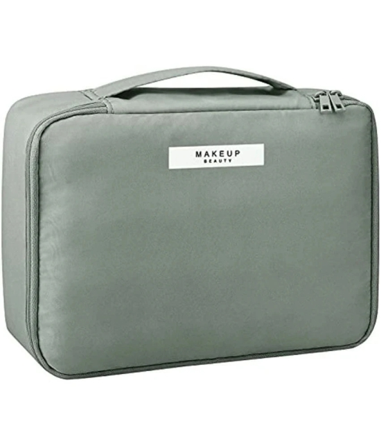 House Of Quirk Grey Travel Makeup Bag/Cosmetic Bag - Grey