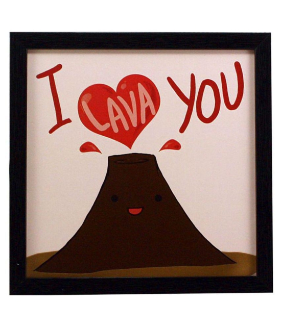 Indianara Love DÃ©cor Synthetic Painting With Frame