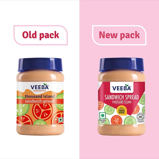 Veeba Sandwich Spread - Thousand Island, 250 G