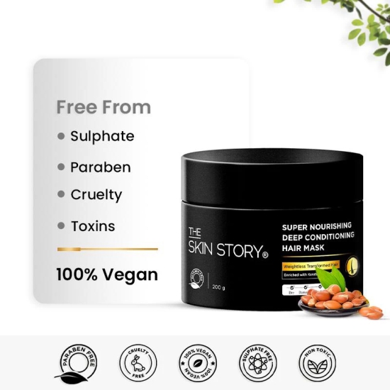 Sulphate Free Keratin Hair Mask Deep Conditioning For Damaged Chemically Treated Hair (200 GM)