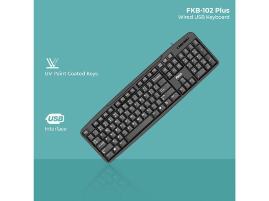 Foxin FKB-102 Plus Wired USB Keyboard