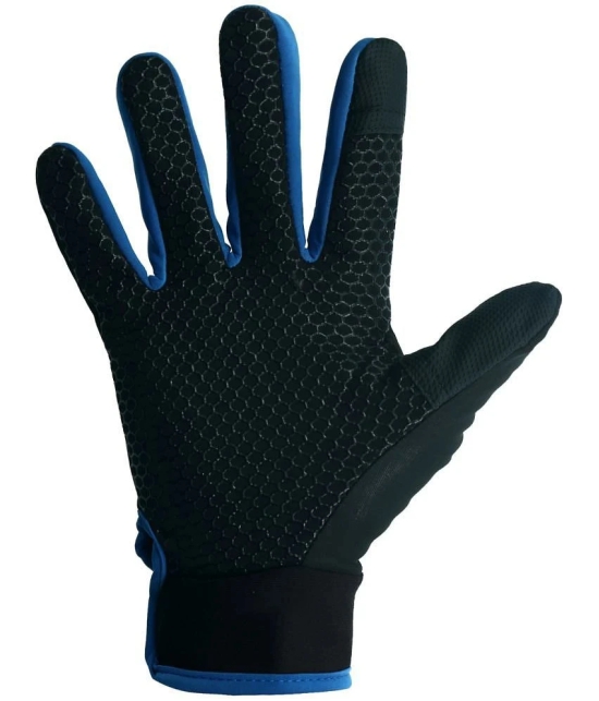 ZAYSOO Blue Nylon Mens Biker Gloves ( Pack of 1 ) - Blue