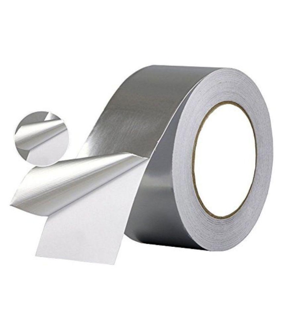 Aluminium 2 Inch self adhesive Dispenser Aluminium Foil Tape (Manual)  (Set of 2, Silver)