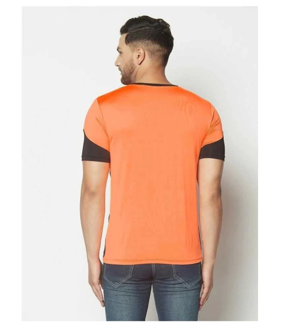 Glito - Orange Polyester Regular Fit Mens Sports T-Shirt ( Pack of 1 ) - None