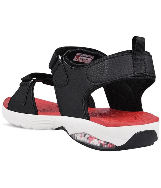 Campus - Black Mens Floater Sandals - None