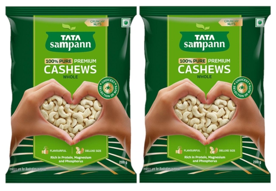 Tata Sampann 100% Pure Cashew 200 g X 2