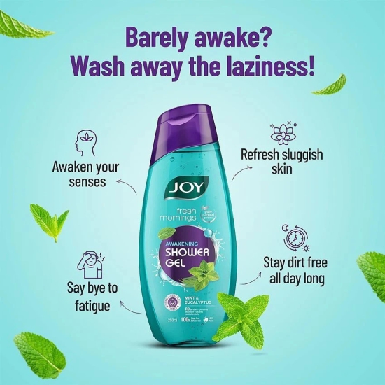 Joy Fresh Mornings Awakening Shower Gel 250ml, (Pack of 1)