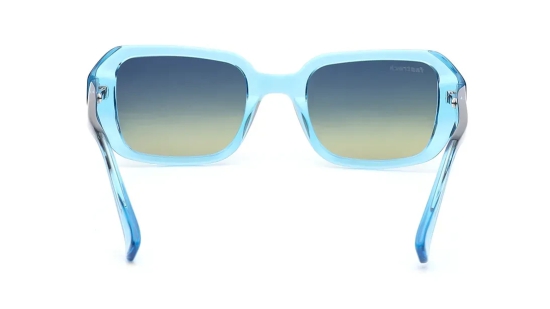 Blue Geometric Sunglasses for Women