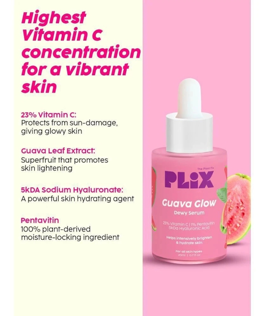 Plix Face Serum Vitamin C Radiant Glow For All Skin Type ( Pack of 2 )