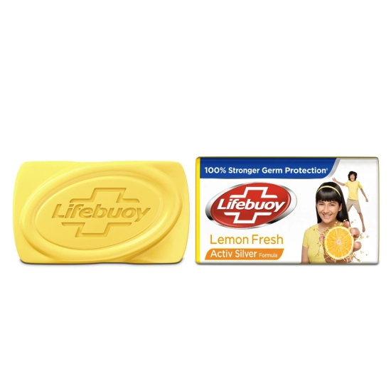 Lifebuoy Lemon Fresh Soap Bar, 125G