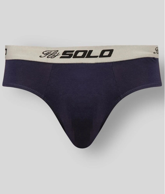 Solo Pack of 2 Cotton Blend Mens Briefs ( Multicolor ) - 80