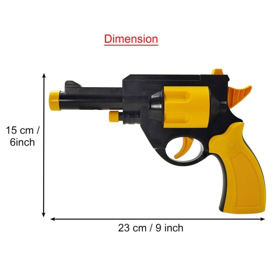 Humaira Revolver Legends Plastic Toy Gun with Suction Bullets, Plastic Bullets, Crystal Bullets, Target Board for Kids Boys