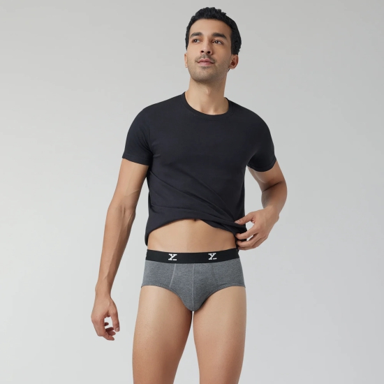 Ace Medley Modal Briefs Icy Grey XL