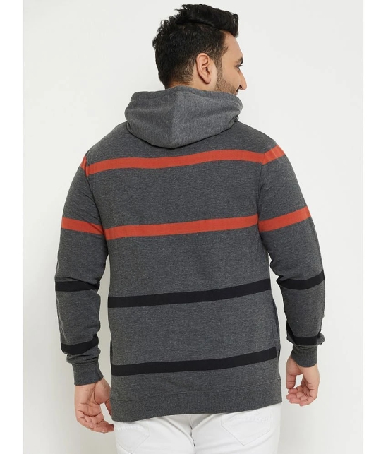 AUSTIVO Fleece Hooded Mens Sweatshirt - Grey ( Pack of 1 ) - None