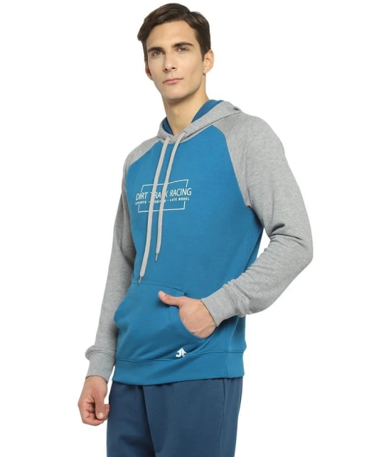 OFF LIMITS Blue Poly Cotton Sweatshirt - M