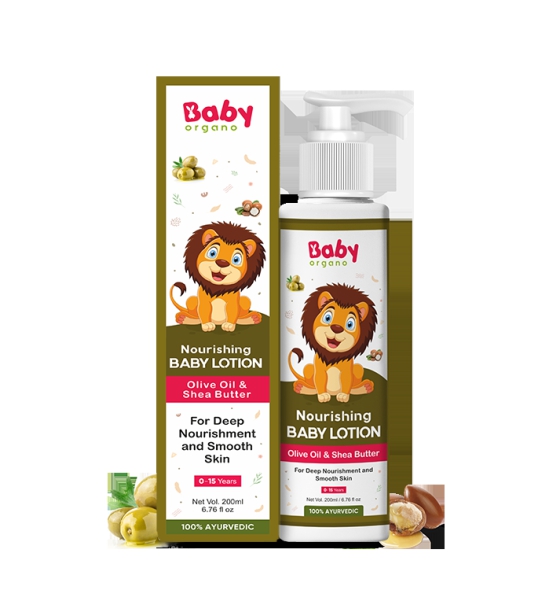 BabyOrgano Gentle Baby Wash & Nourishing Baby Lotion Combo