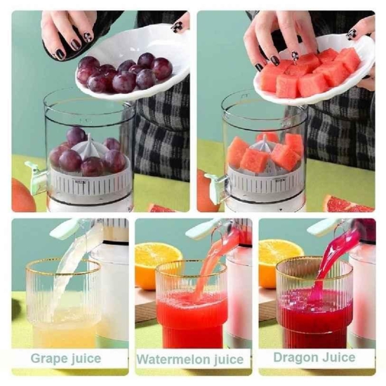 Portable USB Mini Electric Rechargeable Blender Fruit Fresh Juice Lemon Maker-Free Size