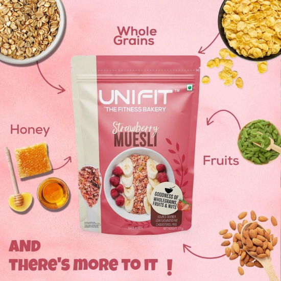 UNIFIT Strawberry Muesli 375g