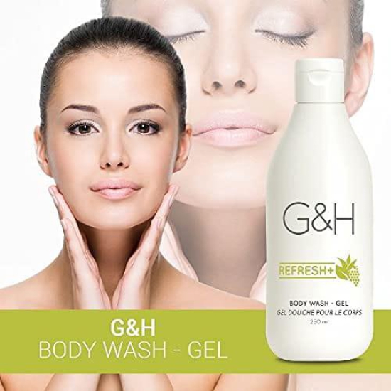 G&H Refresh+ Body Wash - Gel 250ml pack of 2