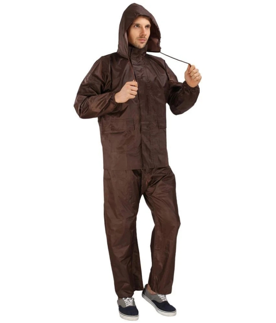 Goodluck Raincoat Set - Brown - None