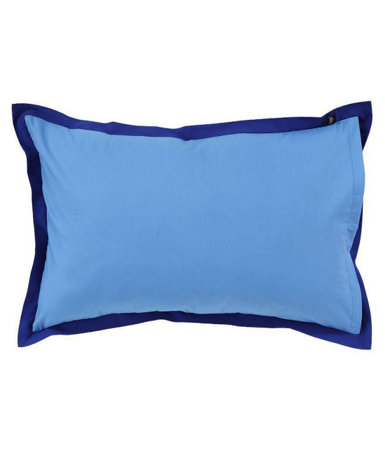 HugsnRugs - Regular Blue Cotton Pillow Covers 60*40 ( Pack of 1 ) - Blue