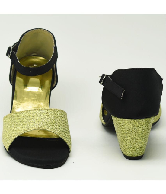 Dream Makers - Gold Women''s Sandal Heels - None