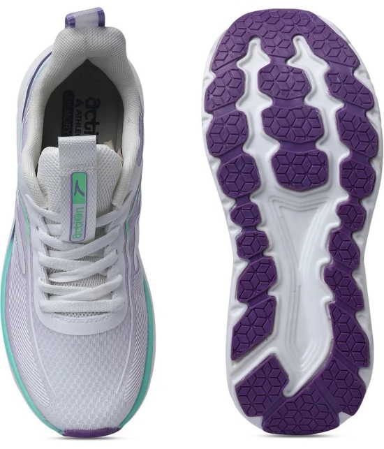 Action - White Womens Running Shoes - None