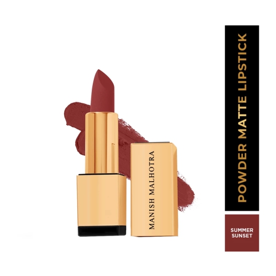 Manish Malhotra Powder Matte Lipstick - Summer Sunset