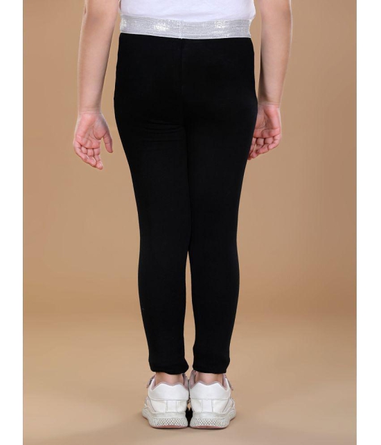 StyleStone - Black Lycra Girls Leggings ( Pack of 1 ) - None