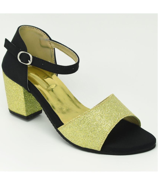 Dream Makers - Gold Women''s Sandal Heels - None