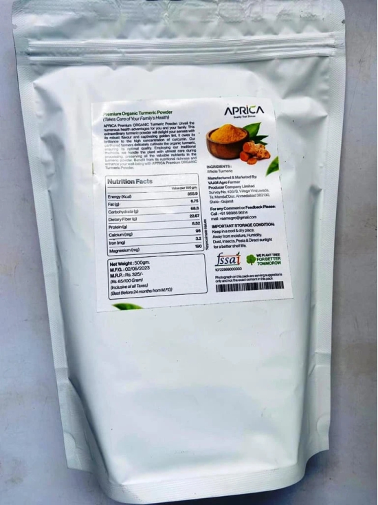 APRICA Premium Organic Turmeric