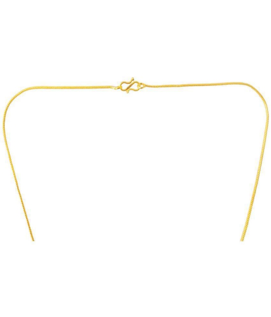 gilher - Gold Plated Chain ( Pack of 1 ) - Golden