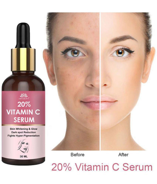 Intimify 20 % Vitamin C Serum, for Skin Whitening, skin brightening serum, vitamin c serum, anti acne serum, 30 ml