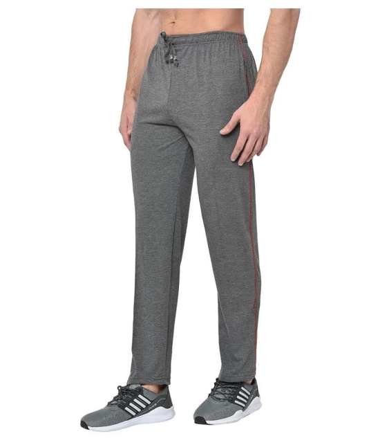 Vimal Jonney Grey Cotton Blend Trackpants - XL