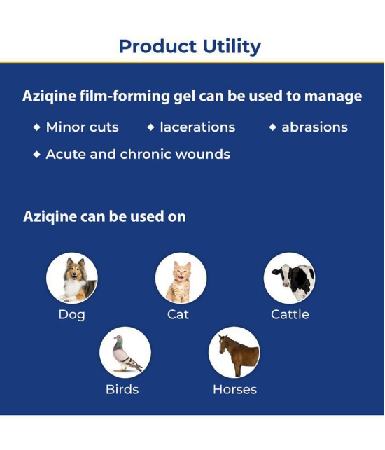 Aziqine Animal Wound and Dressing Film Forming Gel