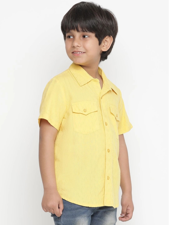 Oxolloxo Boys Yellow Casual Shirt