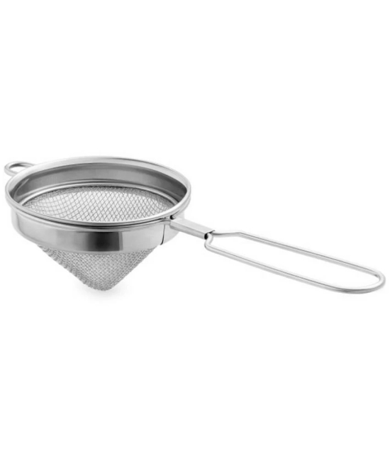 TINUMS Silver Steel Strainer ( Pack of 1 ) - Silver